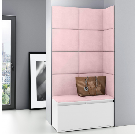 Předsíňová stěna EMI 2, Trinity 19/Bílá Předsíňová stěna EMI 2, Trinity 19/Bílá