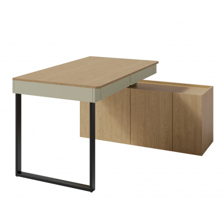 Psací stůl LUCA LC 10 L/P, Eukalyptus/Dub Baltic Dune