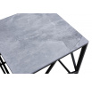Konferenční stůl UNIVERSE 2 KWADRAT, efekt šedého mramoru