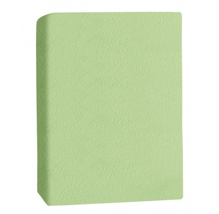 Prostěradlo mikroflanel zelené 180x200 dvojlůžko