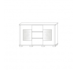 Komoda vysoká 3S 2DPE + SZ KACPER