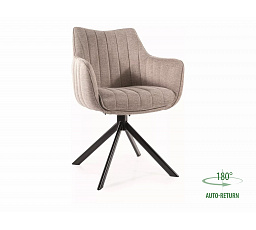 Jídelní otočná židle AZALIA, Brego Světle béžová 31/Černá