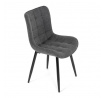 Jídelní židle, šedá, látka, HC-462 GREY2