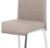 Jídelní židle, béžová, ekokůže, HC-484 LAN