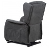 Polohovací křeslo, elektrické kabelové ovládání, šedá, látka, TV-1190 GREY2