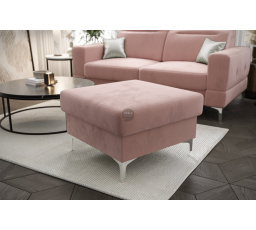 Taburet čalouněný  MALIBU 70 x 70 cm - Odtíny Růžové