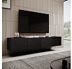 TV komoda ONDA 4D, černá / dub artisan