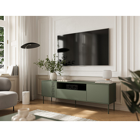 TV komoda TRESSE 180 EF, zelená TV komoda TRESSE 180 EF, zelená