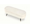 Taburet AVEIRO s úložným prostorem, krémová