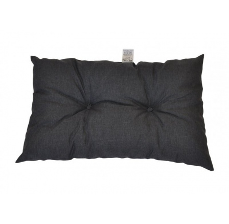 Sedák obdélník tmavě šedý melír