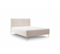 Čalouněná postel Nicole 140x200, Salvador /zlaté nohy