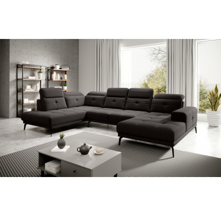 Sedací souprava ve tvaru U Bretan Flores 22 350x107 Vlevo