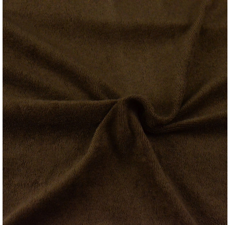 Froté prostěradlo tmavě hnědé Froté prostěradlo tmavě hnědé