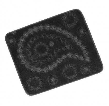 Předložka před WC 60x50cm Kašmír antracit Předložka před WC 60x50cm Kašmír antracit