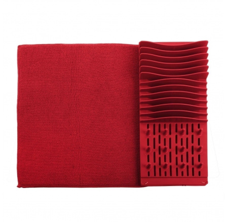 Odkapávač, sušička na nádobí Airy červená