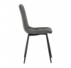 Jídelní židle, šedá, látka, CT-281 GREY2