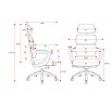 Kancelářské ergonomické herní křeslo Modular Shadow Grey