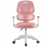 Kancelářské křeslo FB28JB, Růžová/Bílá