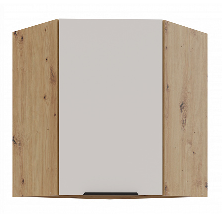 Horní rohová skříňka SOLEA - 60x60 GN-72 1F (45°), Dub Artisan/Kašmír Horní rohová skříňka SOLEA - 60x60 GN-72 1F (45°), Dub Artisan/Kašmír