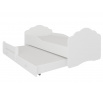 Dvojlůžko s matracemi CASIMO II 160x80 Bílá