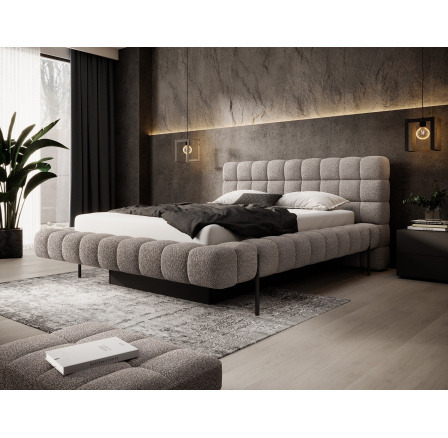 Postel Magentta + kovový rám / plynový zvedák / úložný box na lůžkoviny 160x200 Royal 20 1