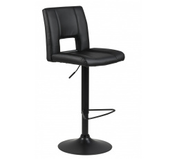 Barová židle Sylvia černá/černá