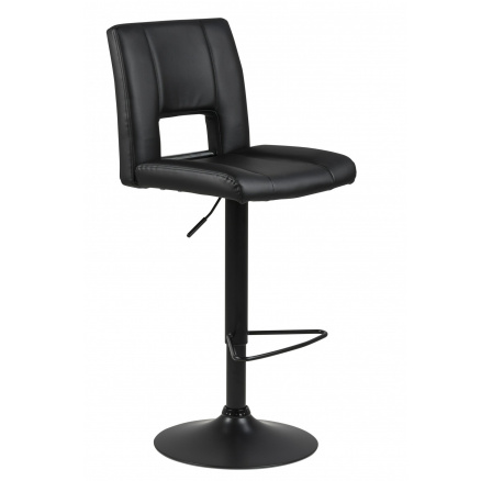 Barová židle Sylvia černá/černá