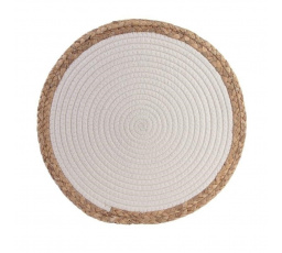 Podložka pod talíř Seagrass bílá 38 cm