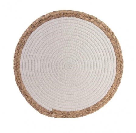Podložka pod talíř Seagrass bílá 38 cm