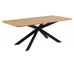 Stůl Irwine 200x100cm dub/černý