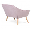 Dvoumístná pohovka, růžová, látka, AK-322 PINK2