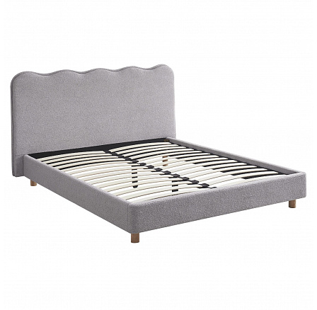 Postel 160x200 IZMIR Šedé Boucle