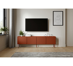 TV komoda RAFAEL 200 4D, Brick Red
