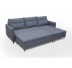 Rohová sedací souprava s taburetem Areon P šedá