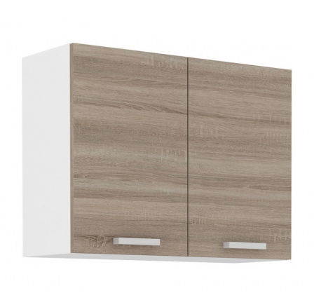 Kuchyňská skříňka Dalton 80-G-2F bílá/dub sonoma truffle