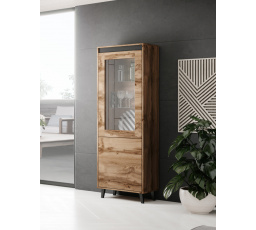 Vitrína NORD, dub wotan/anthracit