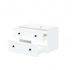 Skříňka pod umyvadlo 80/2S, bílá