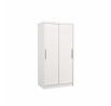Šatní skříň s posuvnými dveřmi ASTEN 100 Bílá+Bílá