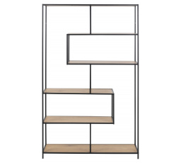 Regál Seaford na knihy 4 Dub