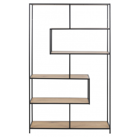 Regál Seaford na knihy 4 Dub