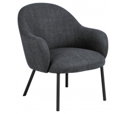 Křeslo Spencer tmavě šedé Basel 19