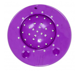 Silikonový kryt chránící odtok fialový