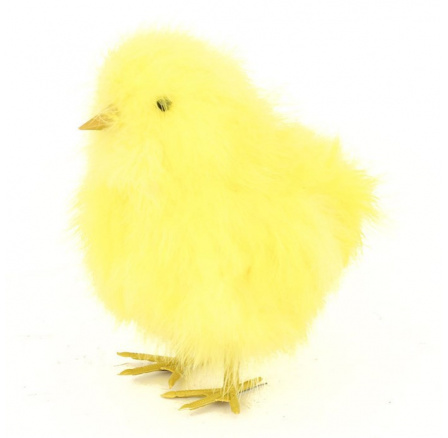 Kuře - dekorace na postavení, barva žlutá Kuře - dekorace na postavení, barva žlutá