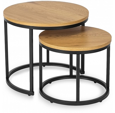 Sada stolků DELIA Dub Zlatý