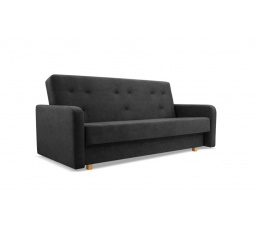 Pohovka rozkládací KASIA Tmavě šedá, Vena 20