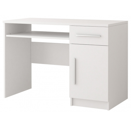 Psací stůl OMEGA I - 08, Bílá/Bílá