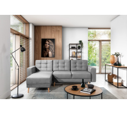 Rohová sedací souprava universální - ASGARD L, Monolith 84