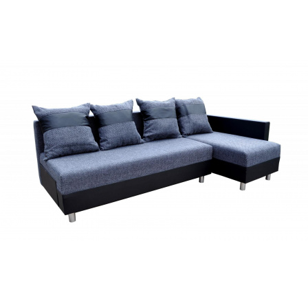 Rohová sedací souprava Frank P černá