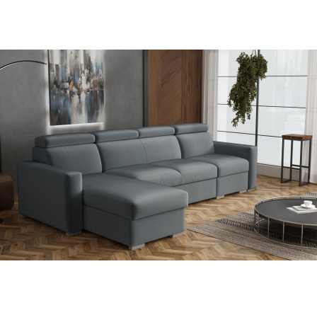 Sedací souprava Petrit I levá Paros tmavě šedá