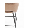 Barová židle H96, Béžová/Černá